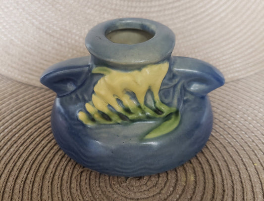 Roseville Pottery Freesia 1160-2" Candle Holder.