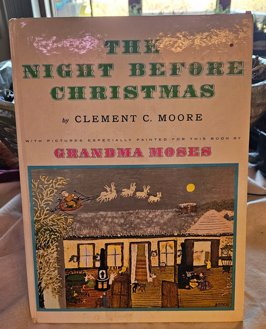 Vintage 1961 The Night Before Christmas Illustrated by Grandma Moses